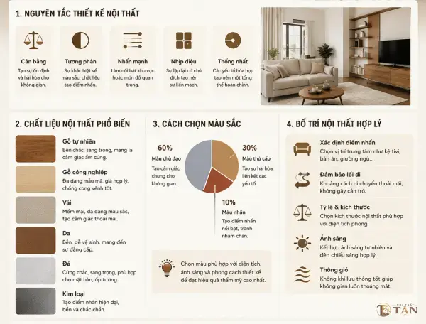 Cẩm nang từ A đến Z giúp bạn lựa chọn và bố trí không gian sống